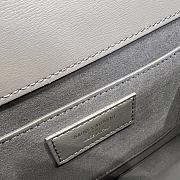 YSL Sunset Medium Bag 25cm Grey - 5