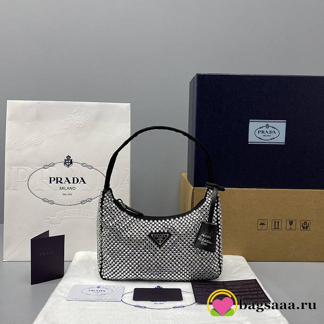 Prada Satin Mini-bag With Artificial Crystals 1NE515 - 1