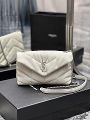 YSL Puffer White bag 24cm 001 - 1