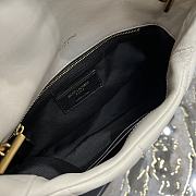 YSL Puffer White bag 24cm - 2