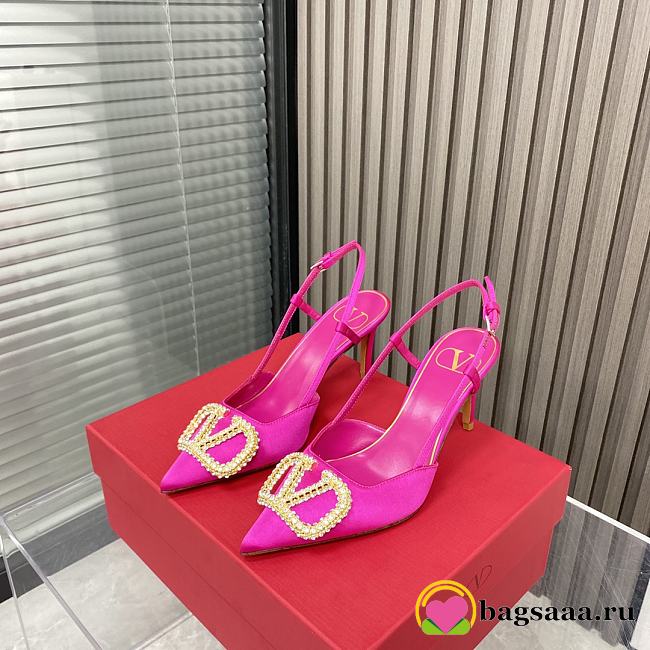 Valentino Heels 9cm Pink - 1