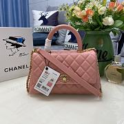 Chanel Coco Handle Bag  92990 Pink 24CM - 1