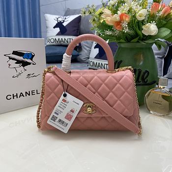 Chanel Coco Handle Bag  92990 Pink 24CM