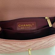 Chanel Coco Handle Bag  92990 Pink 24CM - 3
