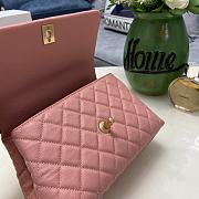 Chanel Coco Handle Bag  92990 Pink 24CM - 4