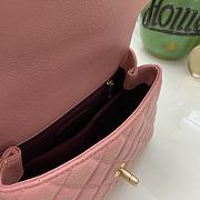 Chanel Coco Handle Bag  92990 Pink 24CM - 6