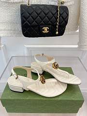 Gucci Sandals White - 1