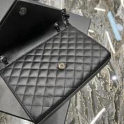 YSL Envelope Shoulder Bag 24cm Black 487206 - 4