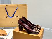 Louis Vuitton Heels 7cm Claret - 1