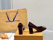 Louis Vuitton Heels 7cm Claret - 4