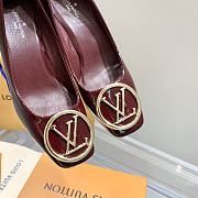 Louis Vuitton Heels 7cm Claret - 2