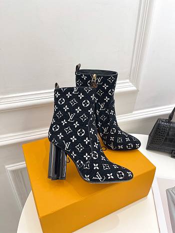 Louis Vuitton Boots Heel 9.5CM Black
