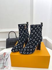 Louis Vuitton Boots Heel 9.5CM Black - 3