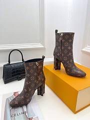 Louis Vuitton Boots Heel 9.5CM Monogram - 4