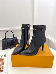 Louis Vuitton Heel 8.5CM Black - 3