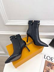 Louis Vuitton Heel 8.5CM Black - 4
