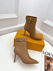 Louis Vuitton Heel 8.5CM Brown - 5