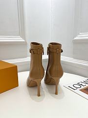 Louis Vuitton Heel 8.5CM Brown - 4