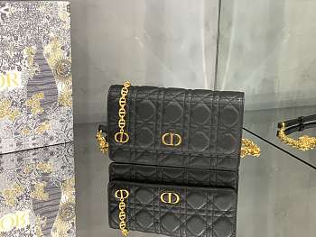 Dior Caro Bag 20cm Black