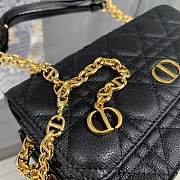 Dior Caro Bag 20cm Black - 3