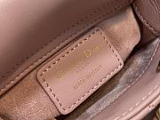 Dior Lady Bag M0856 12cm Pink - 3