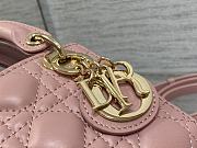 Dior Lady Bag M0856 12cm Pink - 4