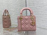 Dior Lady Bag M0856 17cm Pink - 1