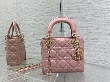 Dior Lady Bag M0856 17cm Pink