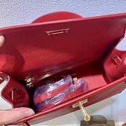 Hermes Kelly 24cm Bag Red - 3