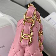 Chanel Small Coco Hobo Axillary Bag Pink   - 2