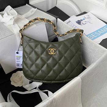 Chanel Small Coco Hobo Axillary Bag Green