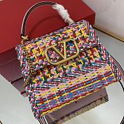 Valentino Garavani Pink Small VSling Tote Bag 22cm - 4