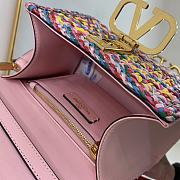 Valentino Garavani Pink Small VSling Tote Bag 22cm - 3