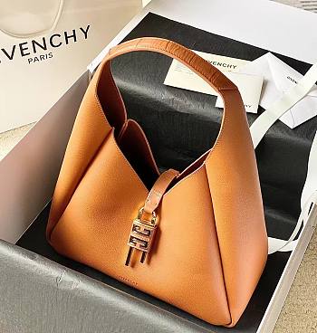 Givenchy G-Hobo Shoulder Bag Brown 31cm