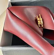 Givenchy G-Hobo Shoulder Bag Claret 31cm - 5