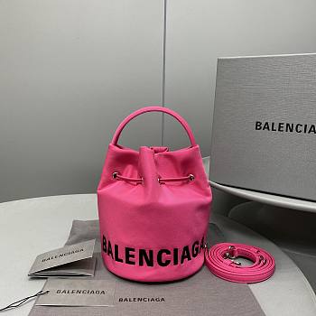 Balenciaga Bucket Bag Pink