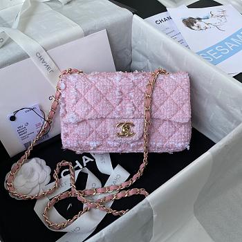 Chanel Flap Bag 20cm Pink