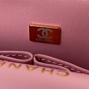 Chanel Flap Bag 25cm Pink - 6