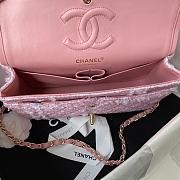Chanel Flap Bag 25cm Pink - 4