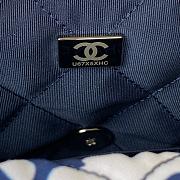 Chanel Flap Bag Silver Hardware 20cm - 3