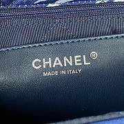 Chanel Flap Bag Silver Hardware 25cm - 2