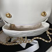 Chanel Flap Bag White AS1160 20cm - 2