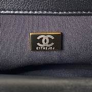 Chanel Flap Bag Black AS1160 20cm - 2