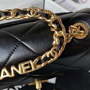 Chanel Flap Bag Black AS1160 20cm - 3