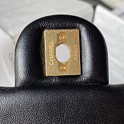 Chanel Flap Bag Black AS1160 20cm - 6