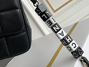Chanel Monaco Mini Square Flap Bag Black Lambskin - 2