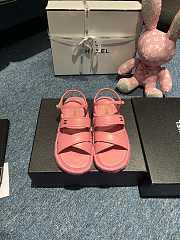 Chanel Sandals Pink 01 - 1