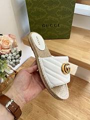 Gucci Espadrille Slippers White - 2