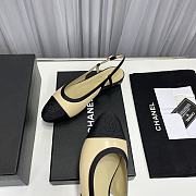 Chanel Loafer Sandals Beige And Black  - 5