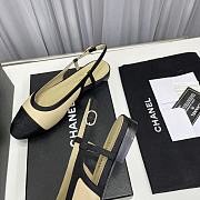 Chanel Loafer Sandals Beige And Black  - 4